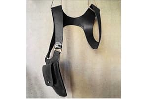 Farbrich Anti -Diebstahl -Tasche Herren Versteckte Unterarm Umhängetasche A -Justierbares Wallet -Achselhöhle Vintage PU Leder Pirate Cosplay Utility Holster Weste Bag,A