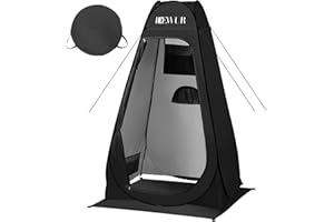 Dewur Tienda de baño Camping con protección UV 50+, Tienda de Ducha emergente, Vestuario, privacidad, Carpa de baño, vestidor, Tienda de campaña móvil para Exteriores