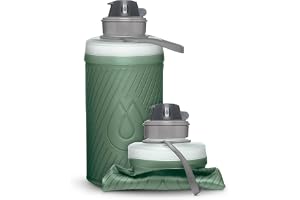 HydraPak Flux – hopfällbar ryggsäcksvattenflaska-BPA-fri, ultralätt, spillsäkert vridlock