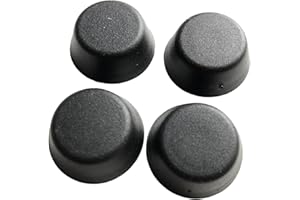 ACC Parts Cappucci Copribulloni Cintura di Sicurezza – Compatibili con Auto Classiche e Veicoli Moderni – Set da 4 Pezzi – Coperture in Plastica Nera per Bulloni di Fissaggio Cintura