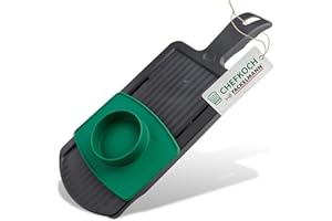 Chefkoch trifft Fackelmann Gemüsehobel mit Restehalter – Mandoline mit extrascharfen Edelstahlklingen, Gemüseschneider mit Verstellmöglichkeit von 1-6 mm, Made in Germany