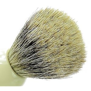 Kent BK2 Pure Badger Shaving Brush - White (PACK OF 1) - Image 7
