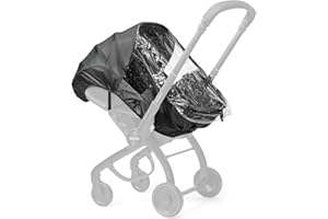 Doona Rain Cover with Zip for X Stroller - Weather Shield with Window Opening for Easy Access - Compatible with Doona X Baby Car Seat