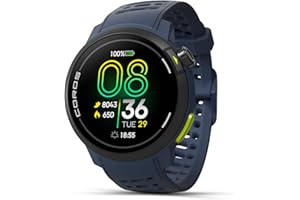 COROS PACE Pro GPS Sport Watch, 1.3-inch AMOLED Touchscreen, Fastest in Class Processor, 20 Days Battery Life, Navigation with Global Offline Maps, Sleep Tracking, Running, Cycling, Swimming (Blue)