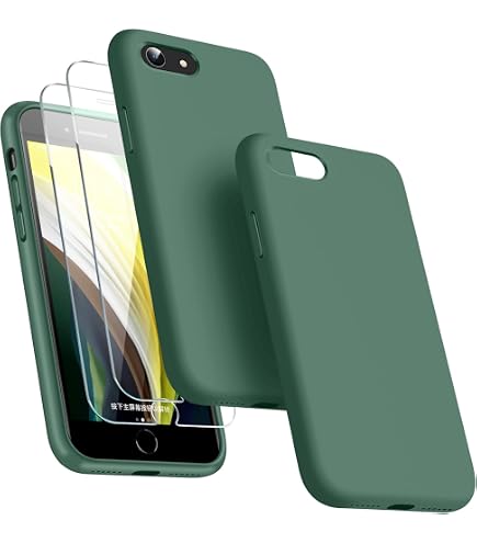 ElestBela IPhone 7/8/SE 2020/2022 Hülle – Dünn, Mit Mikrofaser-Innenfutter, Kratzfest, In Blau-grau