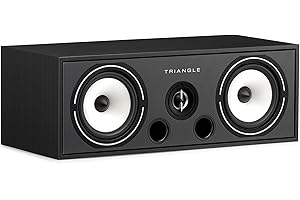 Triangle - Enceinte Centrale Home-Cinéma BOREA BRC2-2 Voies - Puissance Admissible 120W - Rendement 91 DB/W/m - Bass Reflex - 580 x 200 x 260 mm - Noir (Pièce)