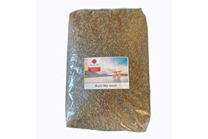 ZEWOOL Comida Koi (rojo, amarillo, verde, multimix), 6 mm, 15 kg