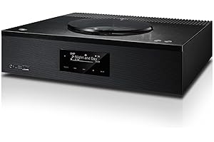 Technics SA-C100EG-K Network CD Receiver with CD Player, DAB+ Radio, USB, Bluetooth & Chromecast Built-In, AirPlay 2, Phono MM, Wi-Fi, Black