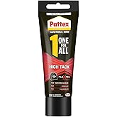Pattex One for All High Tack, High Quality Mounting Adhesive, Strong Adhesive for All Surfaces, Professional Multi-Purpose