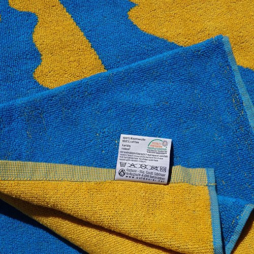 outdoorer XXL Strandtuch / Strandlaken Starfish, aus Baumwolle, besonders weich, ideal auch als Duschtuch, Badetuch oder Saunatuch - 7