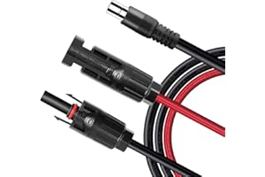 ZkeeShop Conector solar a DC8020, cable de panel solar DC8020, adaptador compatible para estación de energía