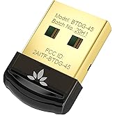 Avantree DG45 USB Bluetooth 5.0 Adapter Dongle for PC Computer Desktop Laptop, Wireless Transfer for Bluetooth Headphones Spe