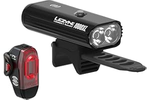 LEZYNE Connect Smart Pair 1000XL / KTV Pro LED Cycle Lights Rechargable - Black