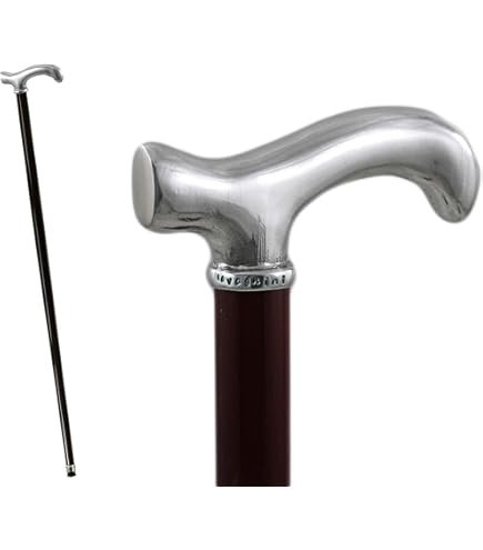 Bastone Da Passeggio In Legno Di Mango Vintage Fatto A Mano Con Manico In Ottone - Foto 2