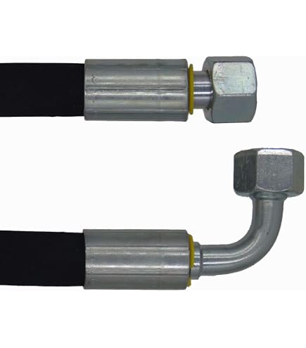 Produktbild von Hydraulikschlauch 2SN 1100 Mm – DN10, M18x1,5, DKOL Beidseitig, 330 Bar – Für Mineralöle, Diesel & Mehr – Maßgefertigt