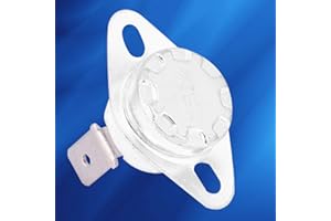 Akozon Interruptor Térmico, KSD302 Interruptor Temperatura Cerrado Normalmente AC250V 16A Termostato de Temperatura Ajustable, Interruptor de Temperatura de Alta Precisión(95℃)