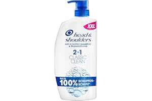 ‎HEAD & SHOULDERS Head & Shoulders Classic Clean 2in1 Anti-Schuppen-Shampoo, 800ml Pumpspender. Bis zu 100 Prozent Schuppenschutz Plus Feuchtigkeitspflege, Klinisch Getestet