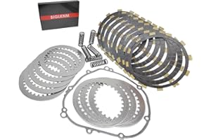 BIGLKNM Clutch Kit Friction Plates & Heavy Duty Springs Gasket for Yamaha FZ1 FZS1000 2006-2012 YZF-R1 YZF R1 2004 2005 2006