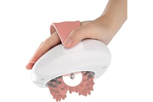 FRIKINK Masajeador Anticelulítico con 6 Rodillos para Auto-masaje, Piel Firme y Suave con Dos Modos de Masaje para combatir la celulitis