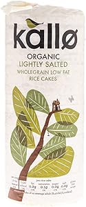 Kallo Organic Lightly Salted Rice Cakes, 130g|200