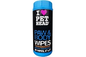 COMPANY OF ANIMALS Pet Head Paw und Body Wipes, 50-pack