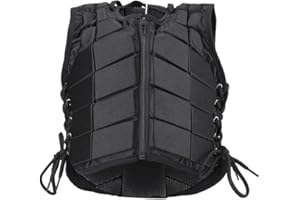 SALUTUYA Reitschutzweste Kinder,Professionelle Sicherheitsweste Reiten Kinder Schutzweste Größenoptionen CS/CM/CL, für Reitpferde Jungen Mädchen(CM)