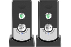 EBKCQ Gegensprechanlage, Intelligente Sprach-Gegensprechanlage, Wireless Home Intercom System, Ältere-Zwei-Wege-Kommunikation, Gegensprechanlage Funk für Patienten Senioren Kinderzimmer Schwangere