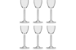 Libbey Lot de 6 verres à cocktail modernes America Nick & Nora - 140 ml / 14 cl - Passe au lave-vaisselle - Parfait pour une soirée cocktail à la maison