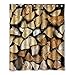 Produktbild 152 cm x183 cm (60 "x72") Bad Duschvorhang, HD-Holzmuster Charakter Duschvorhang, WC Polyester Vorhänge.