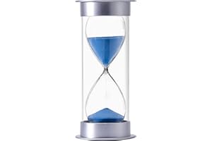 JIEHET Hour Glasses with Sand 60 Minutes, Dual Protection Hourglass Sand Timer, Sand Timer 1 Hour for Kids Safety, Sand Clock Watch, Creative Gift, Living Room Office Decorative