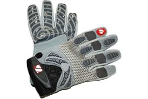 BARNETT FRG-02 Gants de Football américain de Receveur fit, Gris