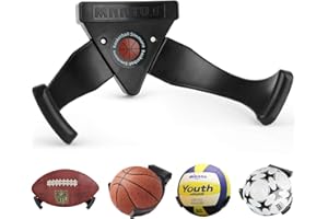 Bestbuy Ball Holder Wall Mount Claw Space Saver Display Sports Storage Rack for Soccer, Baseball, Rugby, Volleyball, Exercise