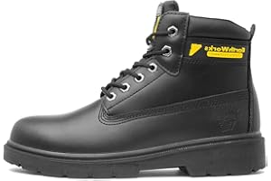EARTH WORKS SAFETY EarthWorks Safety - EarthWorks Hammer Mens Lace Up Black Safety Boot