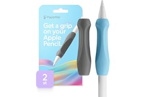 Paperlike® Pencil Grips för Apple Pencil 1:a & 2:a gen., USB-C & Pro | 2-pack, ergonomisk precision, för komfort och kontroll, stöder alla Apple Pencil-funktioner