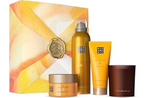 ‎RITUALS RITUALS Geschenkset The Ritual of Mehr, M | Geschenkbox mit 4 Körperpflegeprodukten mit süßer Orange und Zedernholz | Anregender Duft