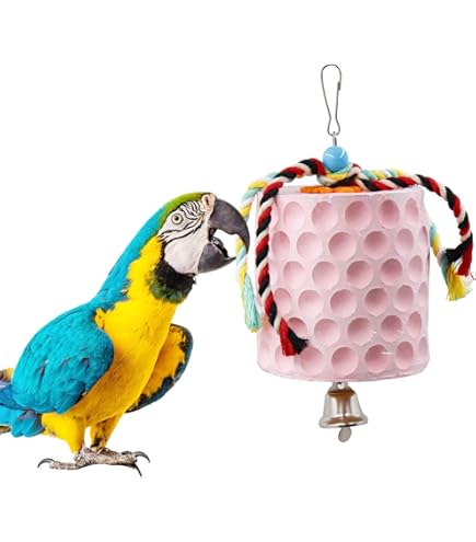 2 Stück Papageien-Spielzeug - Natürliches Kauspielzeug Mit Calcium