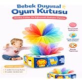 TİNEKE Bebekler İ&ccedil;in Eğitici Duyusal Oyun Kutusu Oyuncağı Renkli T&uuml;l Oyunu Pe&ccedil;etelik Eğitici Oyuncak