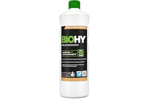 BiOHY Limpiador tapicerías (1 botella de 1 litro) | Ideal para asientos de coche, sofás, colchones, etc. | También es adecuado para las lavadoras (Polsterreiniger)
