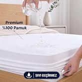 Formeya 100% Cotton Fitted Water Liquid Proof Mattress Protective Mattress Protective Mattress (90 x 190)