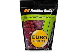 ‎TANDEM BAITS Tandem Baits Carp Food Euro Boilies | Carp Fishing without Effort, Bait for Big Fish Fishing | Carp Accessories for Professionals & Hobby Fishers 16 mm 1 kg