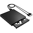 Blingco External CD Drive USB2.0, USB Slim Portable CD-RW DVD-R Combo ...