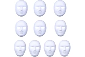 meioro DIY Livre Blanc Masque Pulpe Blanc Masque Peint À La Main Personnalité Créative Conception Libre Masque