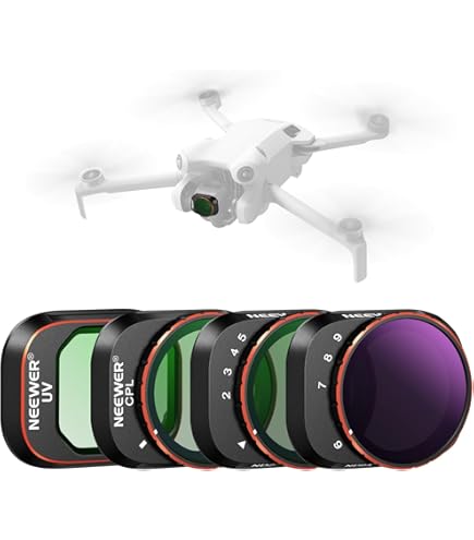 Filtre D'objectif Pour DJI Mini 5 Pro UV/CPL/LP/ND - Filtre Polarisant HD En Verre Optique étanche Multi-couches - Accessoire D'objectif D'appareil Photo (CPL ND16 ND64