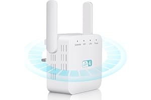 KOSIY WiFi Booster 300Mbps WiFi Extender Booster WiFi Booster Range Extender with 2 Antennas, WiFi Extender 2.4GHz, Easy Setup, Support 35 Devices, UK Plug, A99