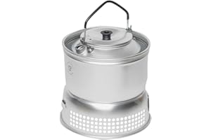 Trangia 27-6 Non-Stick Cookset with Kettle and Spirit Burner, Complete Camping Cookware and Stove Set for Hiking, Backpacking, Fishing