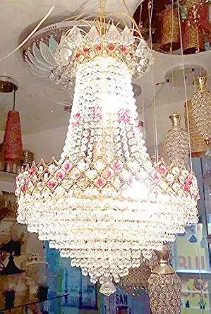 S M Arcade Original Pyramid Crystal Chandelier(Sm-92/71/480)