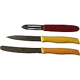 Zwilling Twin Grip Knife Set, Stainless Steel, 3 Pieces