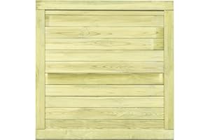 vidaXL Portail de Jardin 100x100 cm Arche Portillon Clôture Bois Pin Imprégné