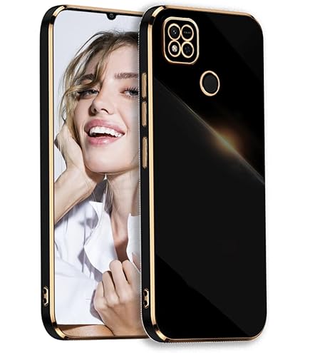 Cover Per Xiaomi Redmi 10A/9C Con Protezione Schermo Integrata – Custodia 360° Antiturto Militare – Trasparente E Nero