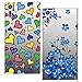 Produktbild Yokata 2 x Sony Xperia XZ Hülle Transparent Weiche Silikon Handyhülle Cute Motiv Schutzhülle für Mädchen Durchsichtig TPU Handy Tasche Schale Etui Weich Silicone Bumper Ultra Dünn Slim Schlank Matt Handytasche Premium Kratzfest Soft Flexible Clear Backcover Schutz für Sony Xperia XZ (5,2 Zoll) Case Cover - Liebe + Blaue Blumen